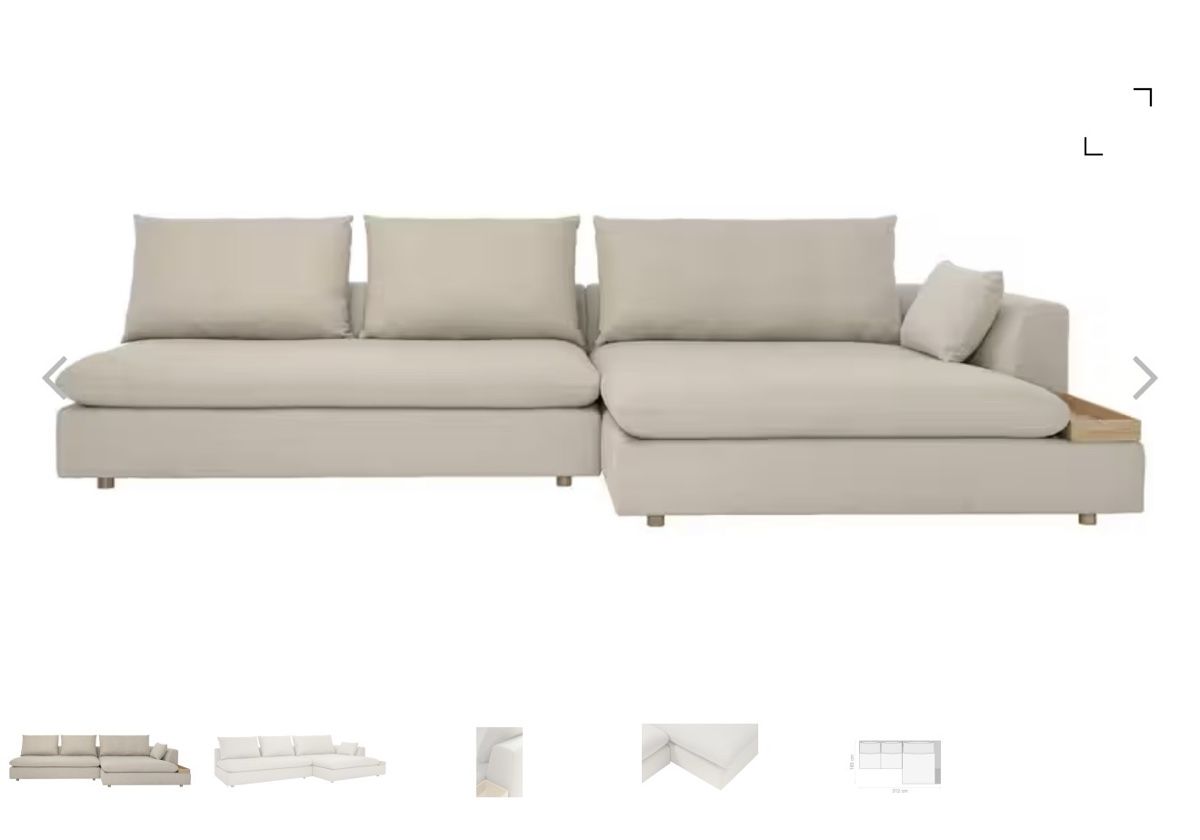 Livique Sofas: Milou Ecksofa inkl. Höcker in Beige – Neuf (Voir description) à Bern par mun_2gqs 1