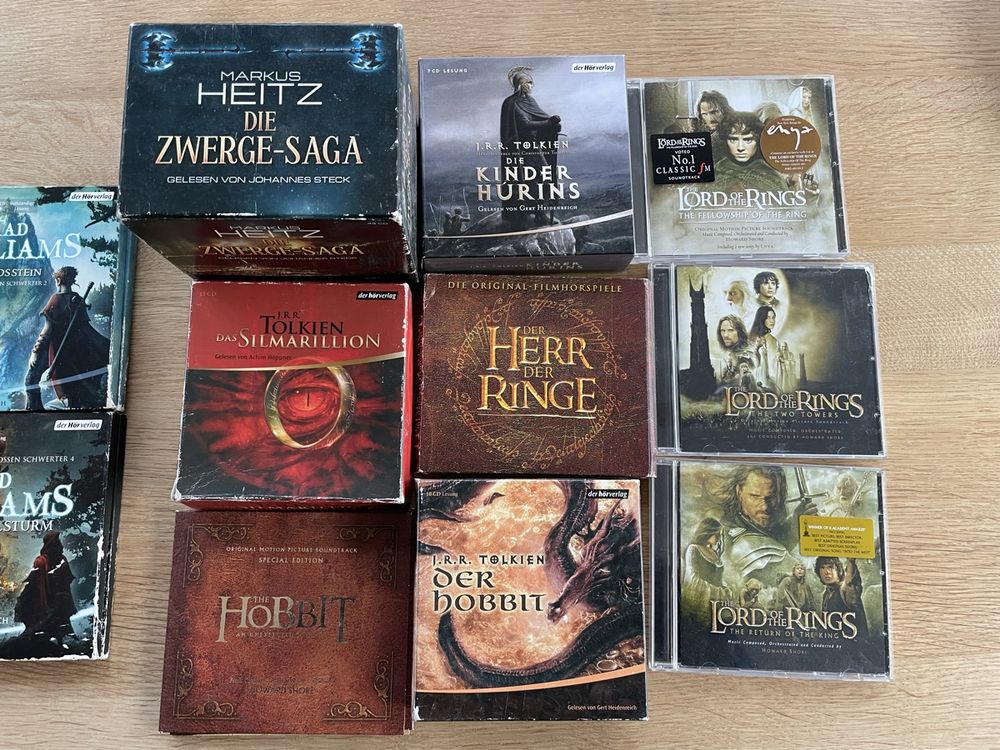 J.R.R. Rolkien Hörbuchsammlung Herr der Ringe Hobbit usw. (Gebraucht ...