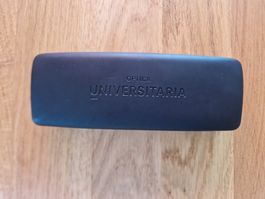 Brillenetui Optica Universitaria aus Leder schwarz