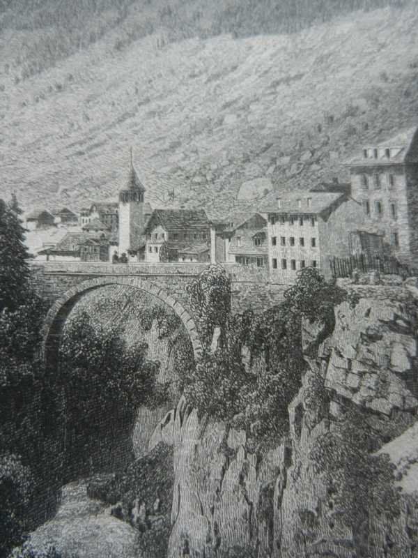 Incisioni: Göschenen Uri – Usato da Risch venduto da Rischli15 6
