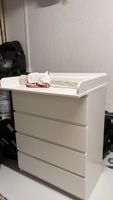 IKEA MALM Kommode (4 Schubladen) inkl. Wickelaufsatz