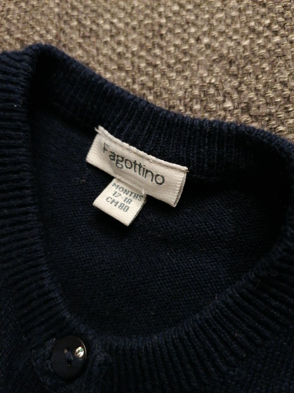 Giacche & Cappotti: Strickjacke Gr 80 dunkelblau – Usato da Büttikon AG venduto da Amineah 1