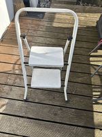 Trittleiter klappbar 2 stufig Klapptritt Leiter 