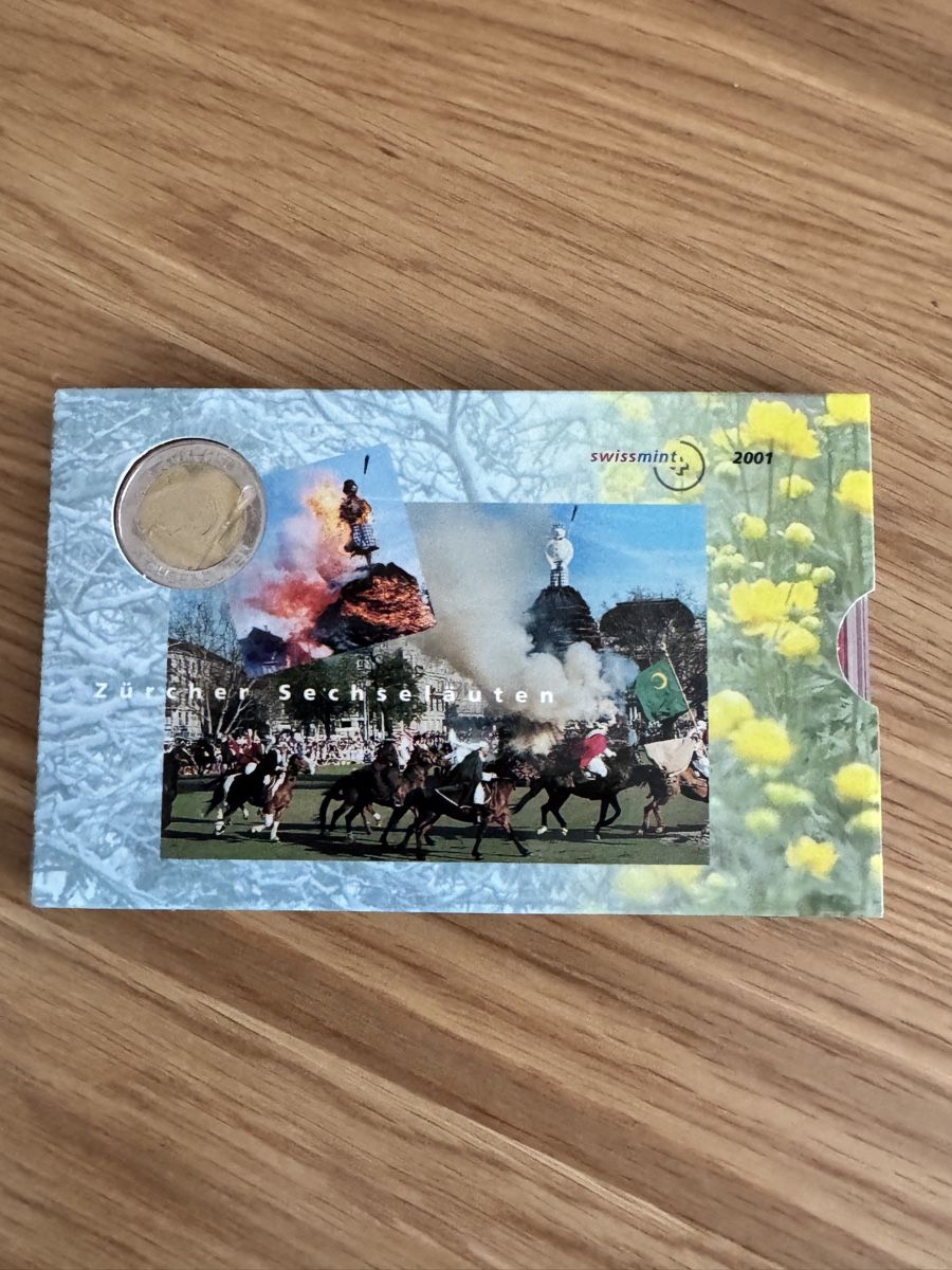 Toutes les monnaies: Schweizer Münzsatz 2001 Brilliant uncirculated OVP  – Neuf avec emballage d'origine à Basel par triniswiss68