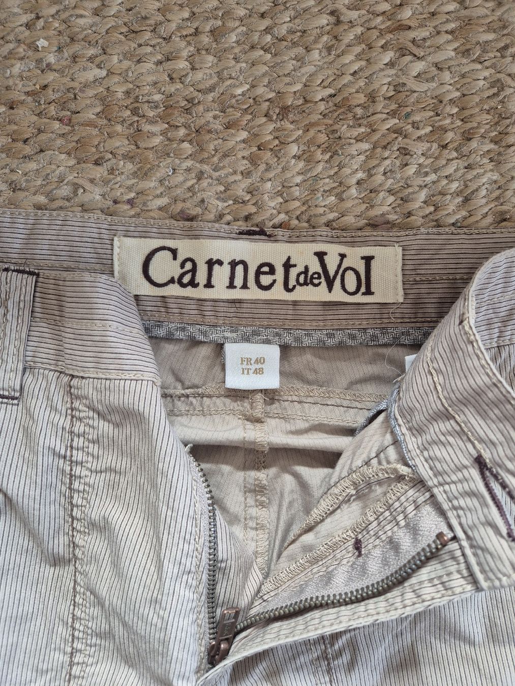Pantaloni: Carnet de Vol - Pantalon cargo rayé - Taille 40 – Usato da Yverdon-les-Bains venduto da somiou 2
