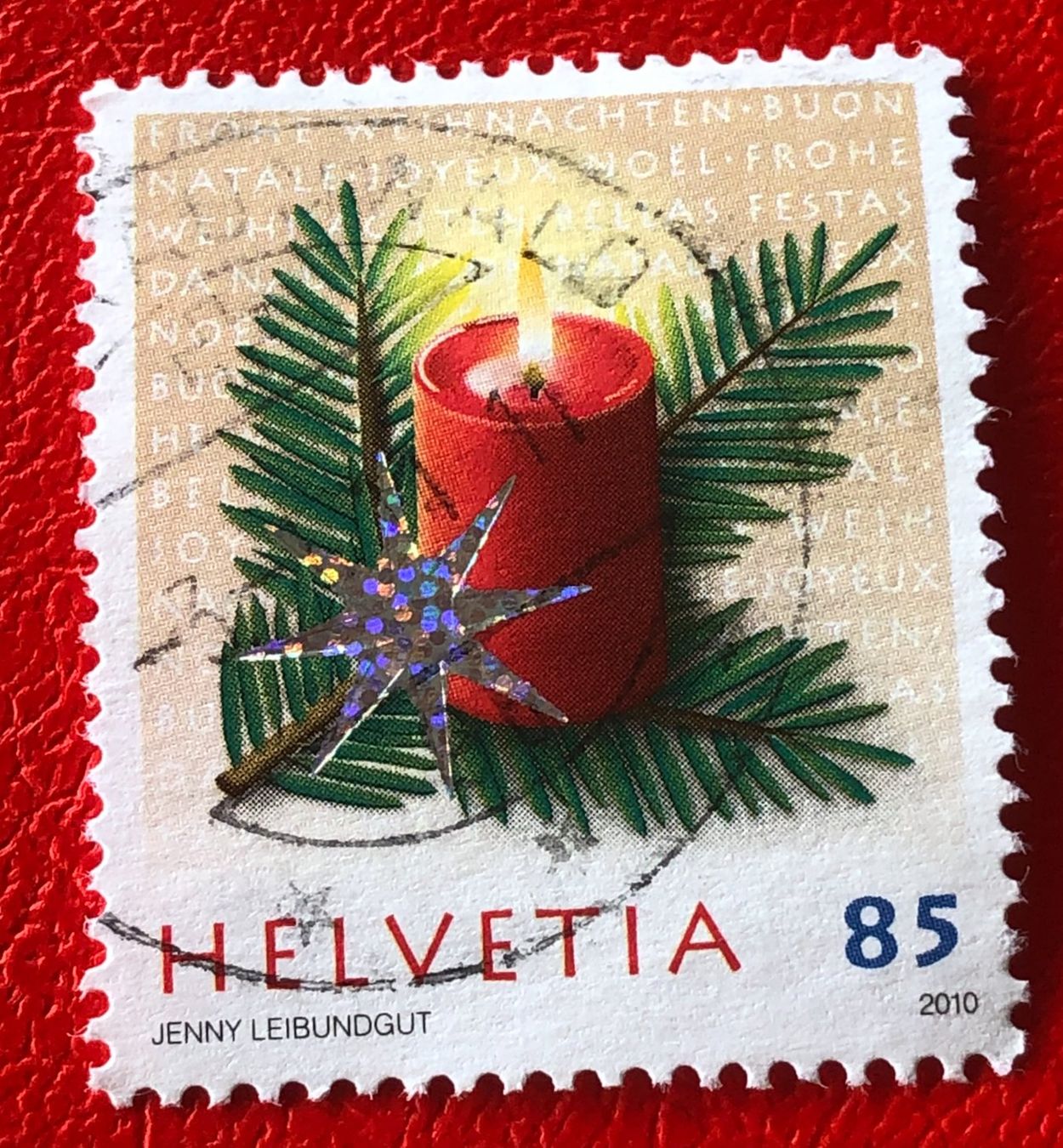 Tutti i francobolli: Nr.1373  Kerze 2010 mit Stempel   – Usato da Aarau venduto da Billa007