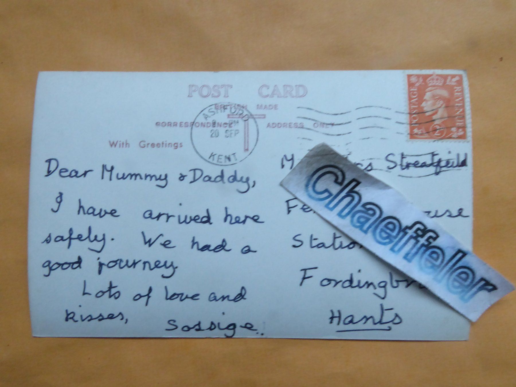 Cartoline postali: Lambeth Place  from Lambeth Brodge, – Usato da Zürich venduto da Chaeffeler 1