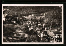 AK Waldenburg, Sicht über den Ort, 1930