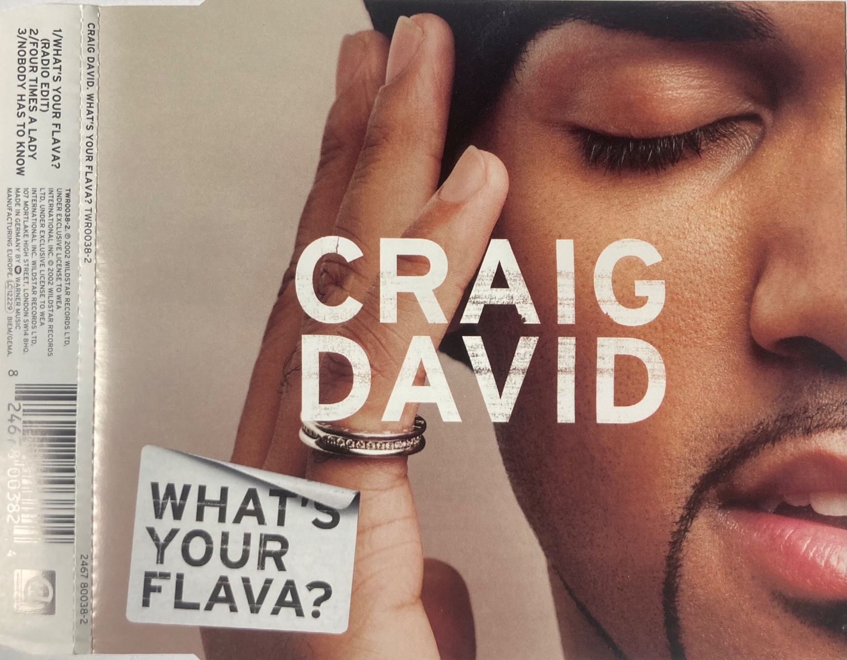 CD: CRAIG DAVID - WHAT'S YOUR FLAVA? – Usato da Poliez-Pittet venduto da Newtown-Records