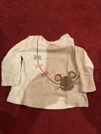 Baby Mädchen Sweatshirt mit Maus 68
