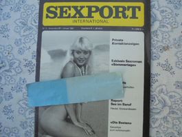 Erotik Sexport No.1 Schweiz/Kontaktmagazin 1981sehr selten