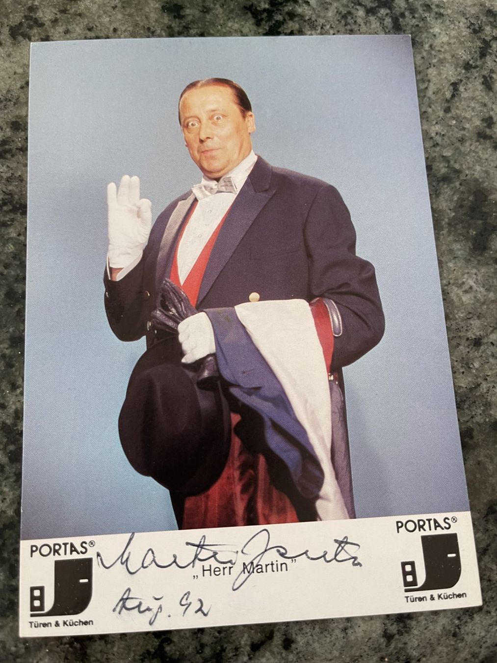 Autografi: " HERR MARTIN "  TOP AUTOGRAMM – Usato da Egg b. Zürich venduto da Dbunny