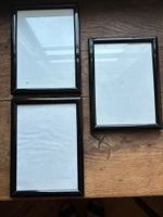 Vintage Bilderrahmen schwarz 3er Set