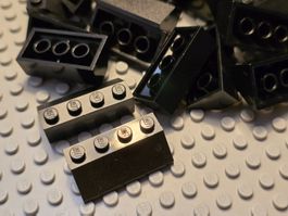 Lego 20x Dachstein 2×4 45° (3037) schwarz