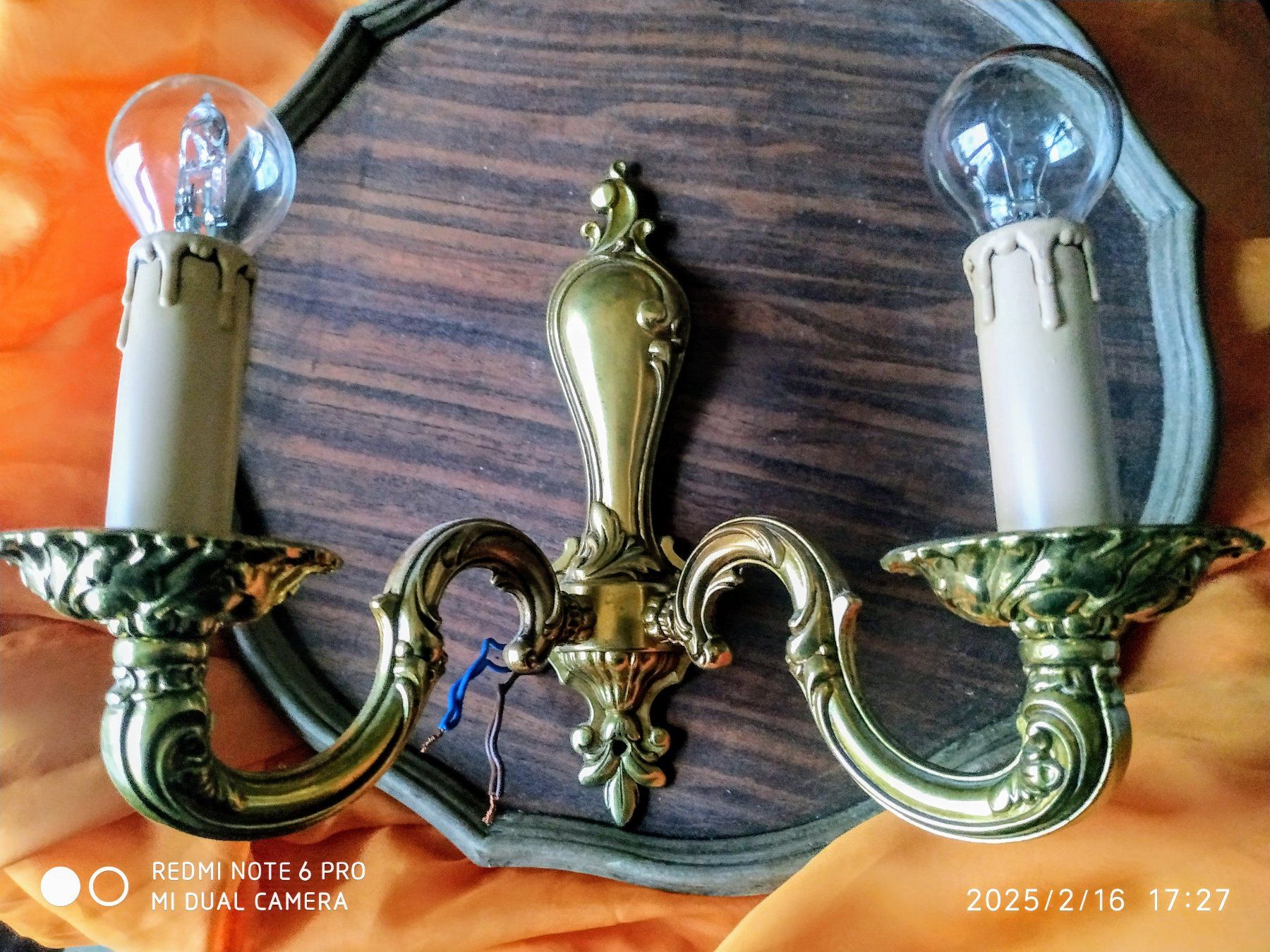 Lampade: Jugendstil Wandlampe Leuchte wunderschön ziseliert Messing – Usato da Gelterkinden venduto da Luusmaiteli 1