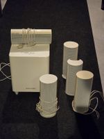 Harman Kardon 5.1 Lautsprecher weiss mit Subwoofer