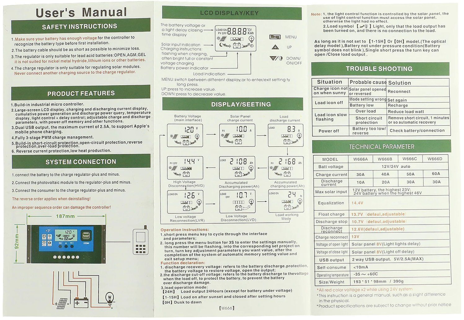 Caricabatterie: Solar Controller 12V/24V 30A Ladegerät Regler – Nuovo e nell'imballaggio originale da Uerkheim venduto da Kaufoption 6