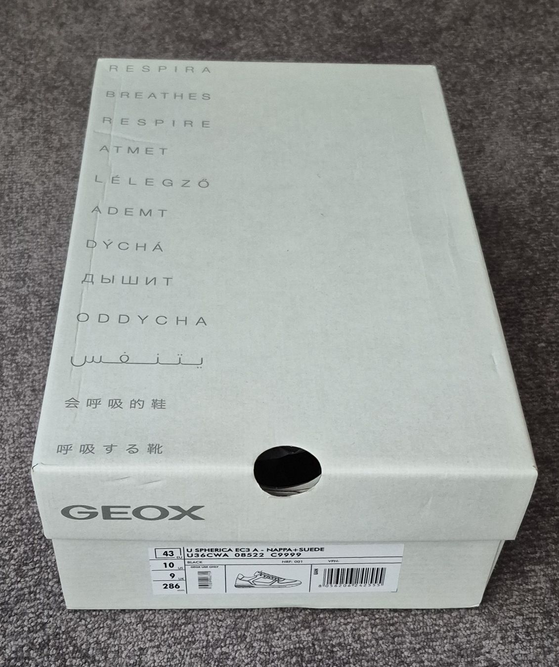 Geox Scarpe da uomo: Geox Spherica Schwarz 43 – Nuovo e nell'imballaggio originale da Aesch BL venduto da Sarotti 6