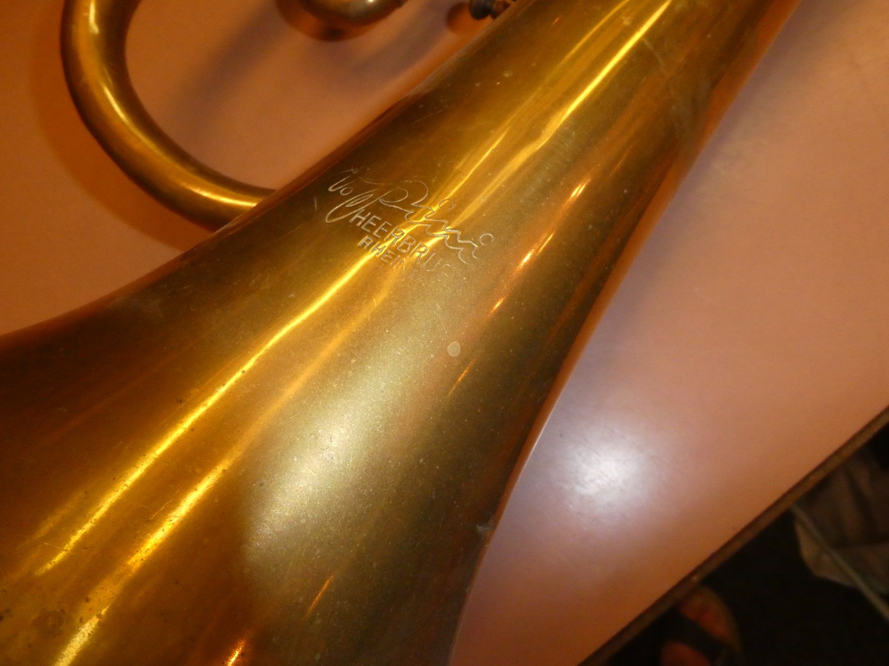 Musikinstrumente: Blasinstrument  Pini Messing alt gebraucht – Gebraucht aus Chur von Diversico2010 3