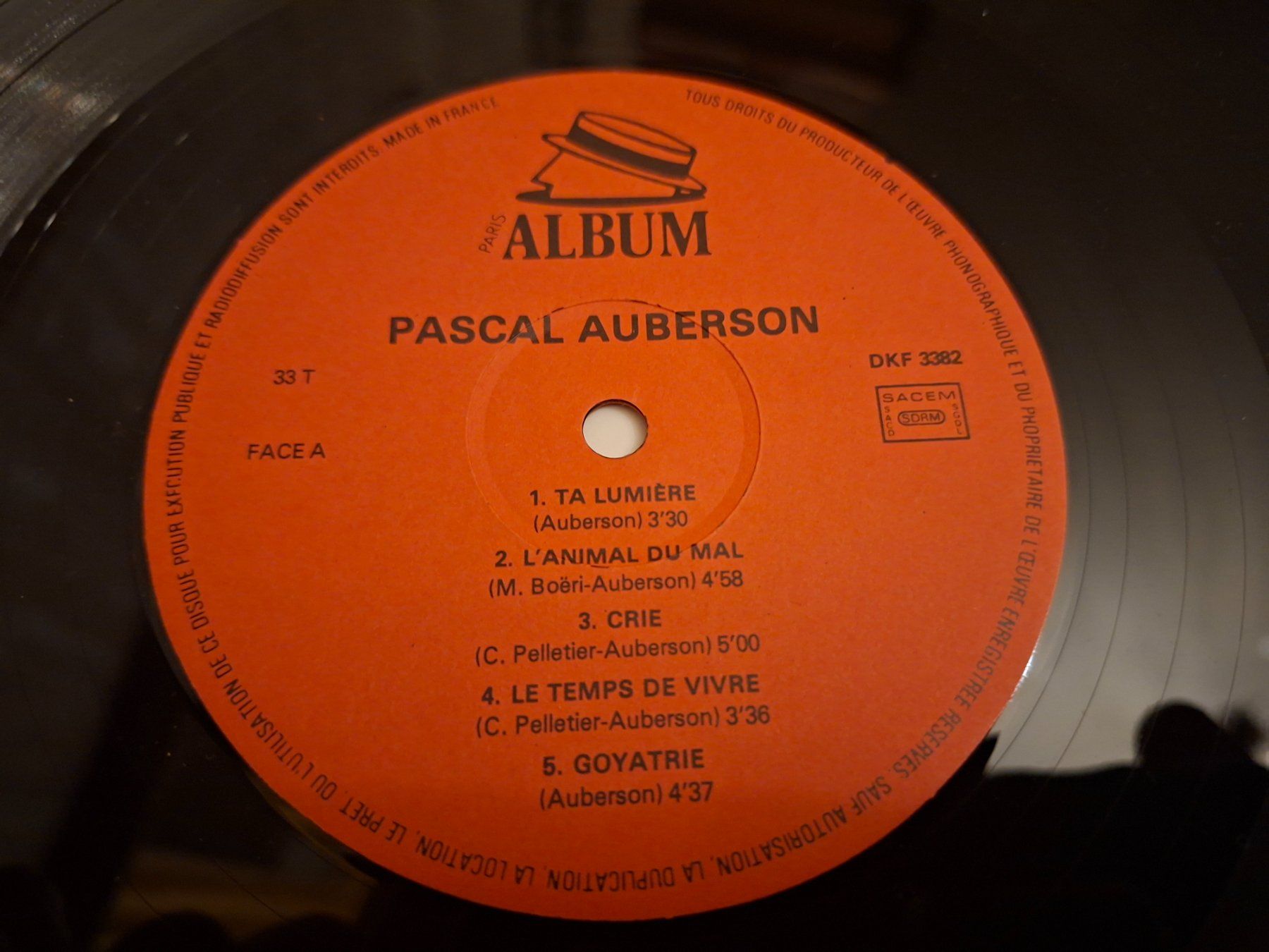 Dischi in vinile: Swiss Pop LP - Pascal Auberson - 1984 – Usato da Bernex venduto da Wannabehasbeen01 2