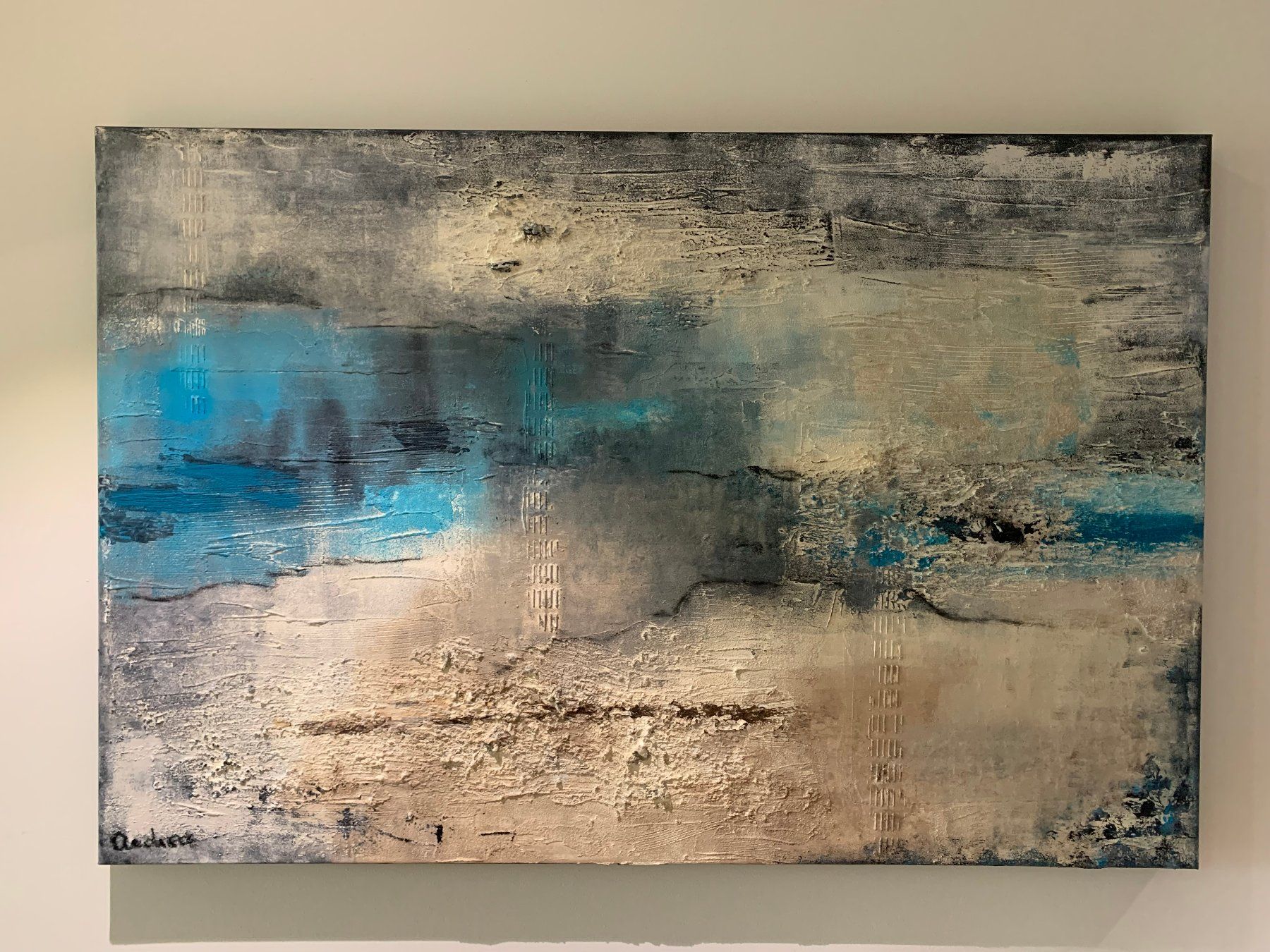 Dipinti: grosses Gemälde 120x80 cm moderne Kunst – Nuovo (secondo la descrizione) da Pfäffikon ZH venduto da Hbrand71
