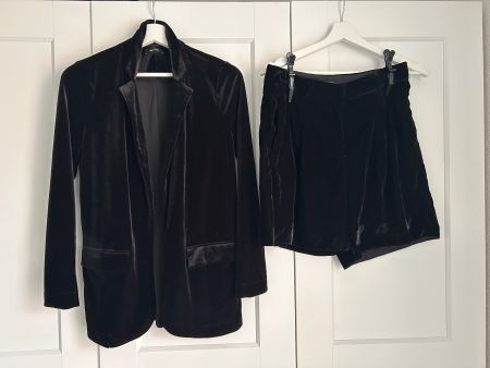 Xetra Velvet - Blazer und Shorts Set - Black - like NEW