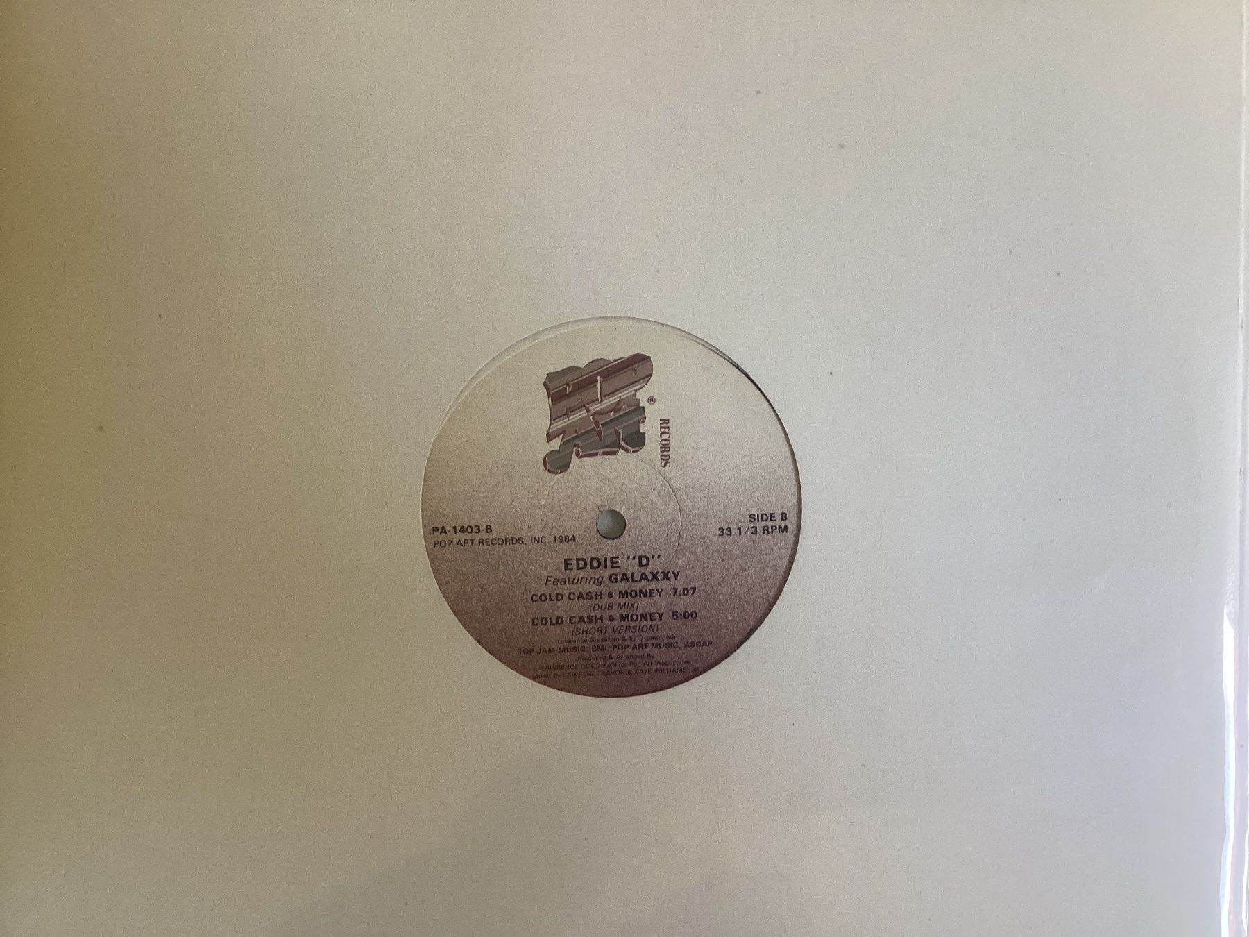 Schallplatten: Eddie D Maxi-Single - Cold Cash Money – Gebraucht aus Gutenswil von Hamzian