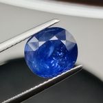 4.55 Karat Cobalt Blue CEYLON SAPHIR SAPPHIRE Edelstein