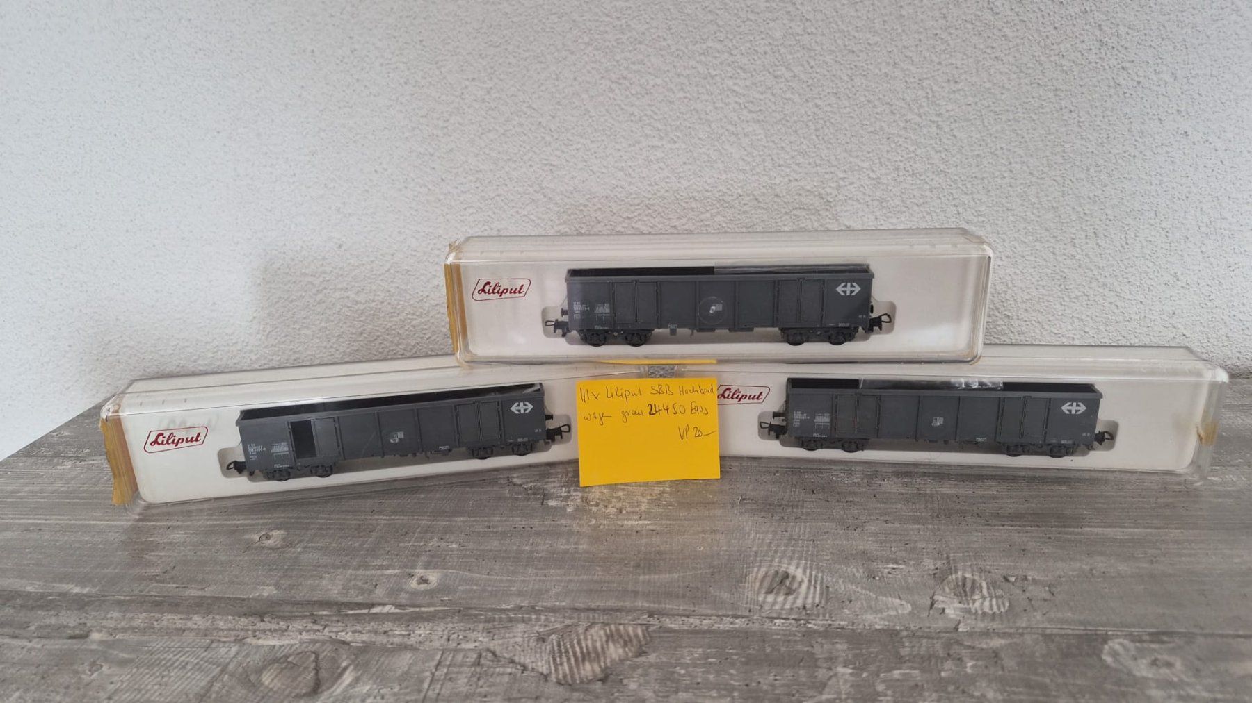 Fleischmann Modelleisenbahnen: 1 x Liliput H0 SBB CFF Hochbordwagen 244 50 Eaos, top in OVP – Neu (gemäss Beschreibung) aus Dielsdorf von Haesi0 7