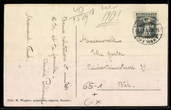 Cartoline postali: AK Renens, La Gare – Usato da Berlin venduto da bartko-reher 1