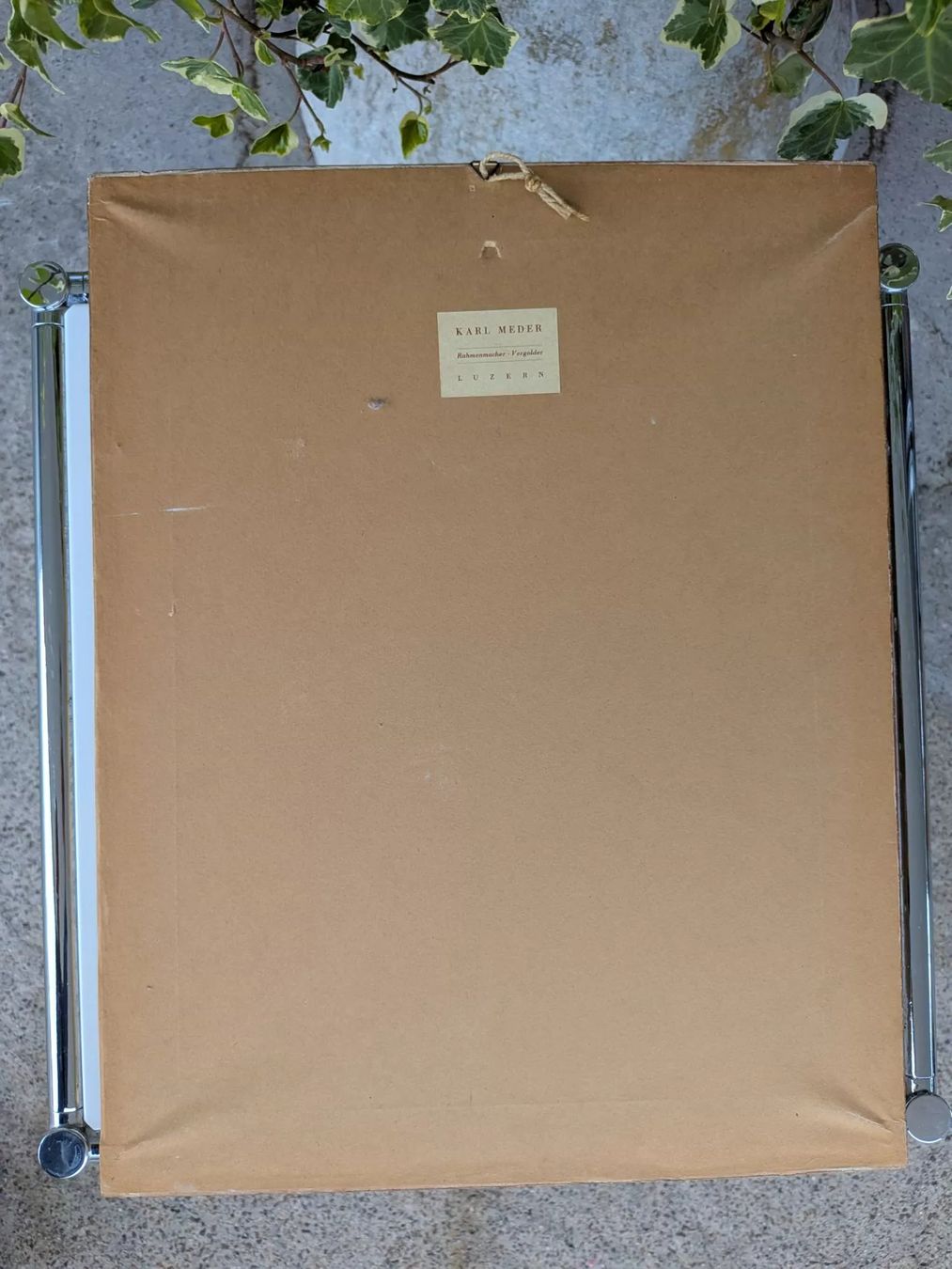 Cornici: Antiker Bilderrahmen mit Heiligenbild (Kunstdruck) – Usato da Emmen venduto da magelan 5