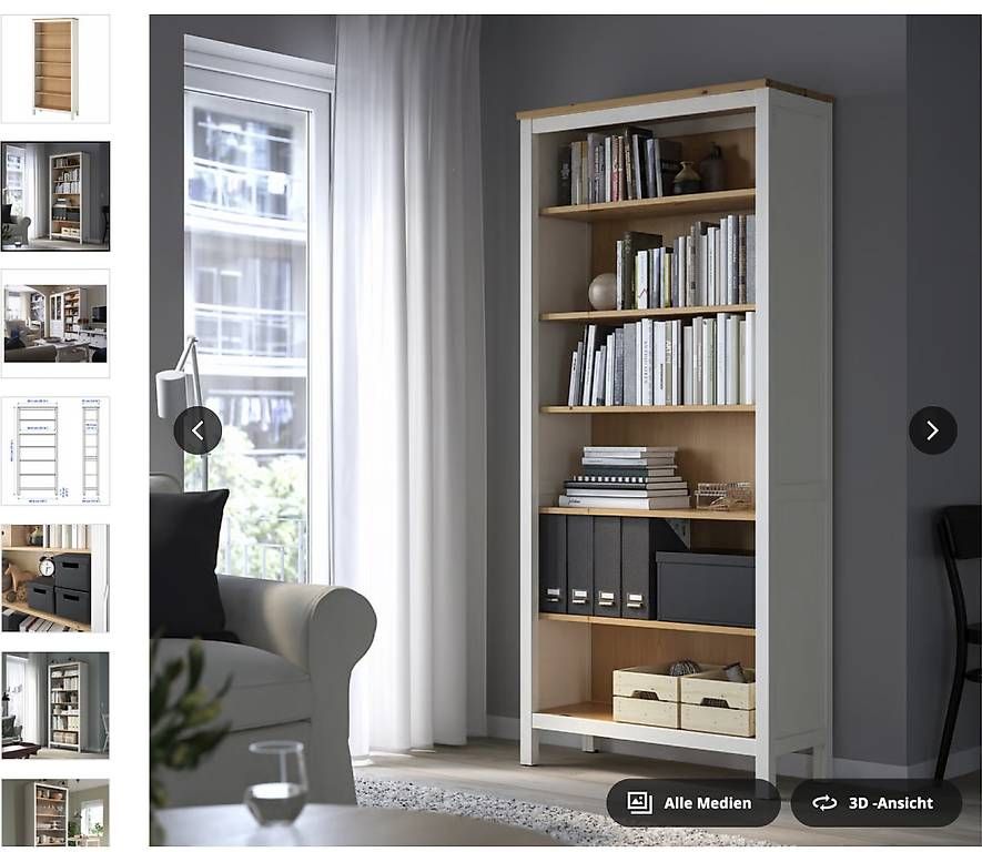 Scaffali: Bücherregal Hemnes  – Usato da Cham venduto da chrisfion