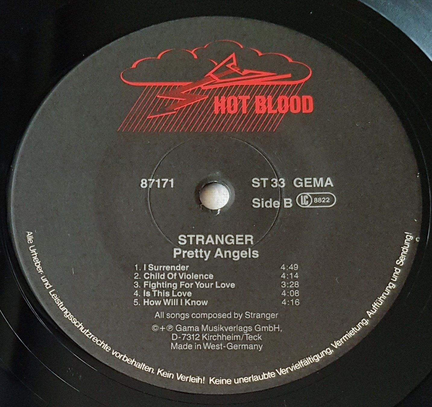 Dischi in vinile: Stranger – Pretty Angels - LP - 1990 - First Press – Usato da Uster venduto da Zardodel 5