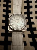 Montre Wenger Femme, bracelet cuir blanc✨