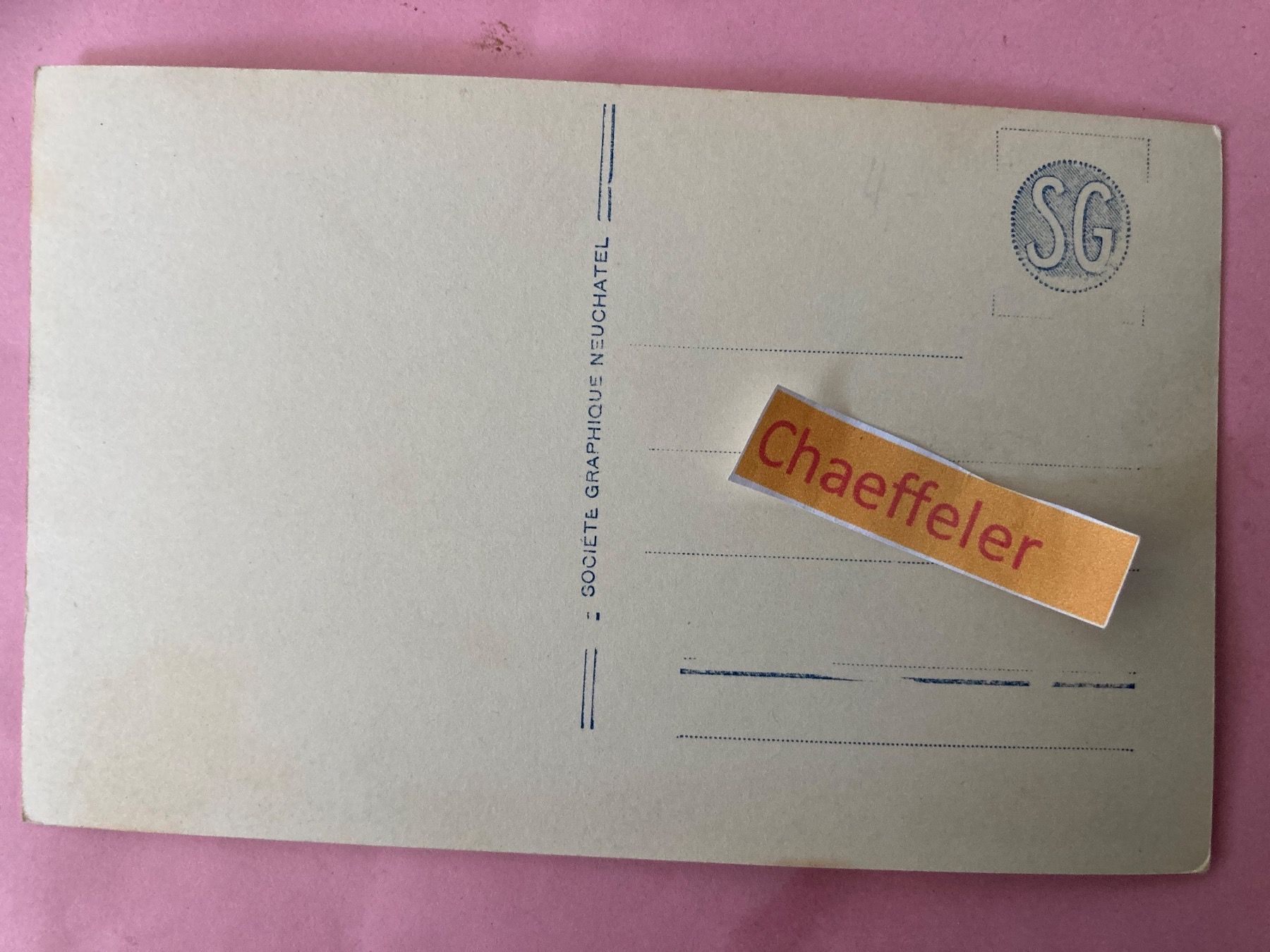 Cartoline postali: 3234 . - Vallorbe et l‘Orbe – Usato da Zürich venduto da Chaeffeler 1
