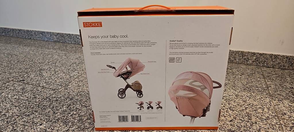 Stokke Kinderwagen: Stokke Sommer-Kinderwagen-Set rosa – Gebraucht aus Bellinzona von suissepro 1