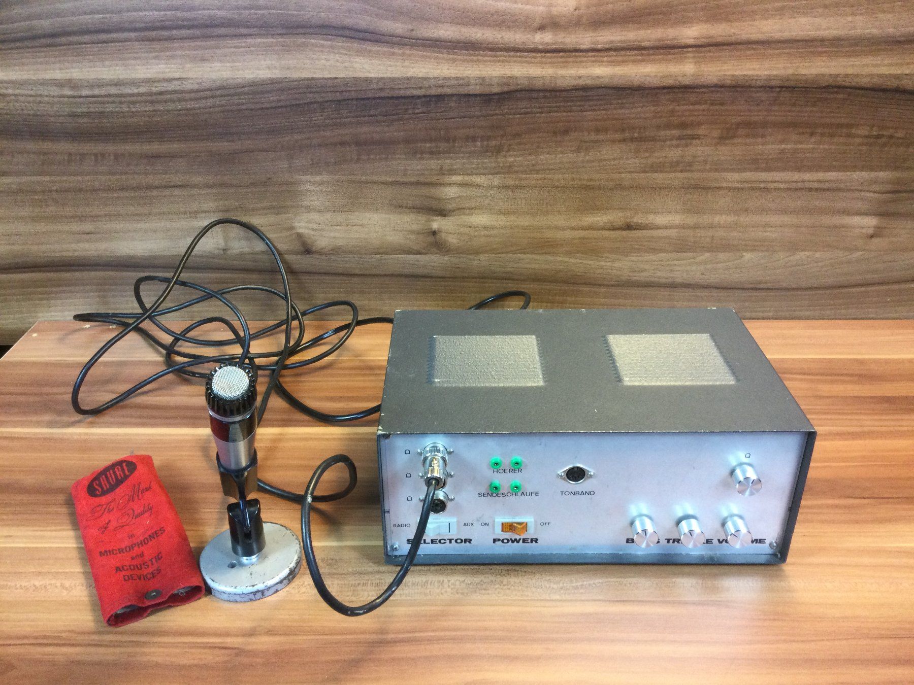 Amplificatori: Gebrauchtes Uniton Mikrofon mit Verstärker – Usato da Wangen SZ venduto da kuriosum12