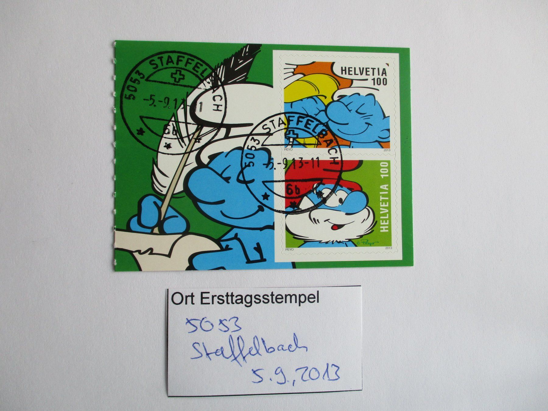 Alle Briefmarken: Voll Ort Ersttagsstempel 5053 Staffelbach – Gebraucht aus Langnau b. Reiden von Aktuell88