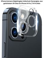 iPhone 14 Pro / 14 Pro Max Kamera Panzerglas Vollschutz 9H