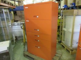 W01 grosser Schubladenstock, Top, Orange