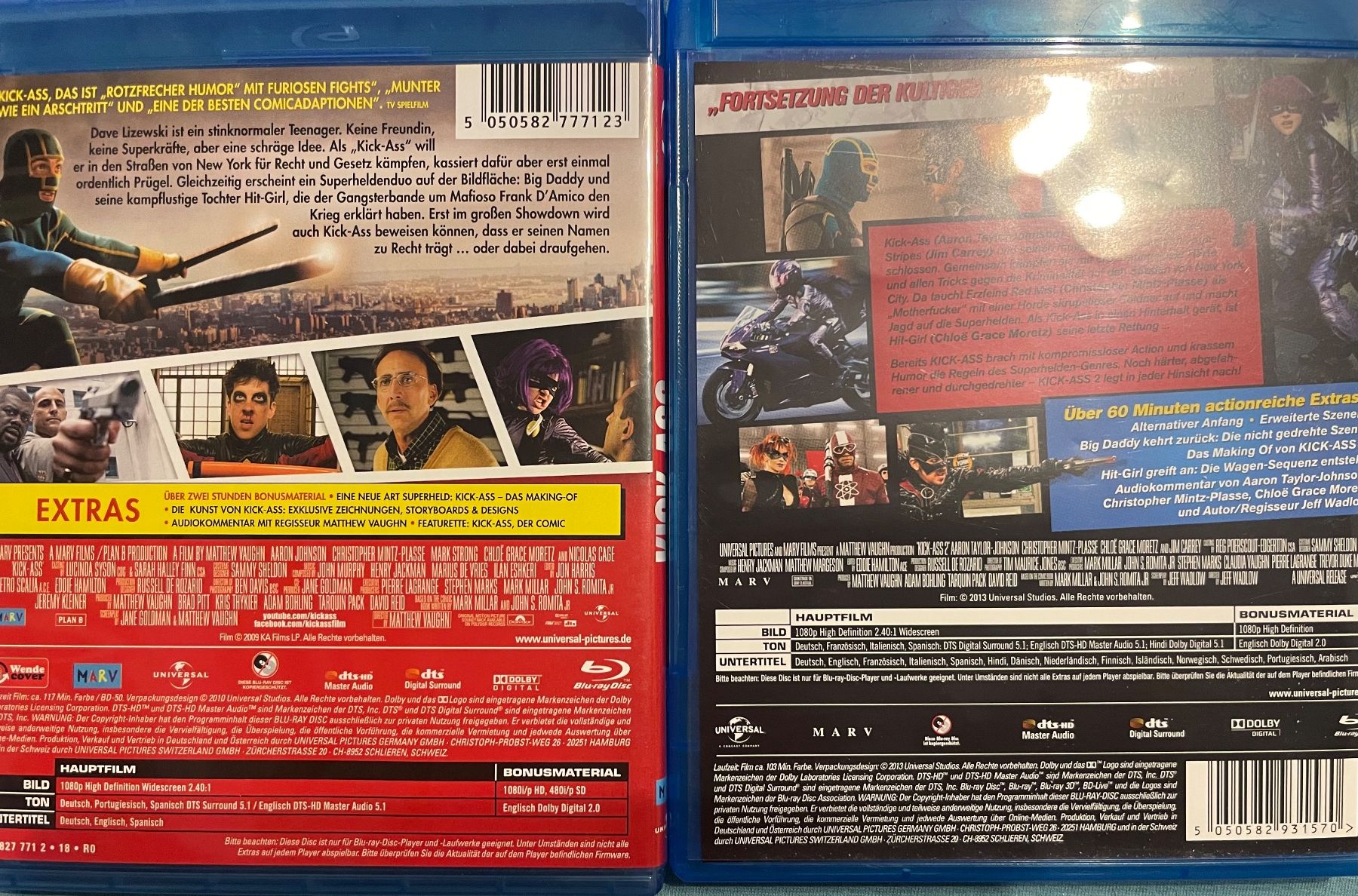 Tous les DVDs: Kick-Ass 1 + 2 im Set – Neuf (Voir description) à Waldenburg par Gonzo8 1