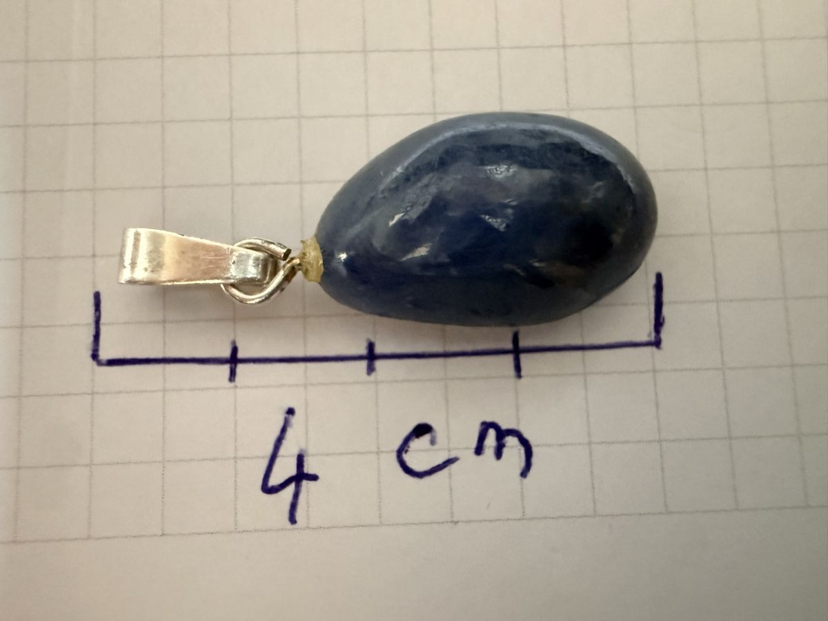 Ciondoli: Pendentif en argent et cyanite bleu - 1 CHF – Usato da epalinges venduto da Misterazz 3