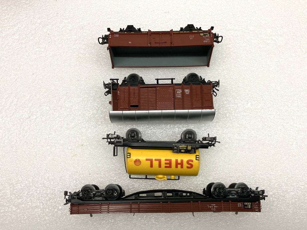 Märklin Modelleisenbahnen: märklin 4515/02 - 4602/05: 4x Güterwagen SBB K3 - Shell... – Gebraucht aus Thun von retoolinoo 5