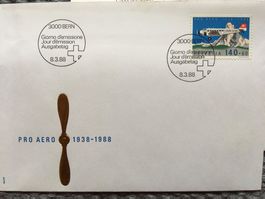 Pro Aero 1988 5x auf FDC