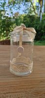 Aufbewahrungs aus Glas mit Spitzenmuster von MM