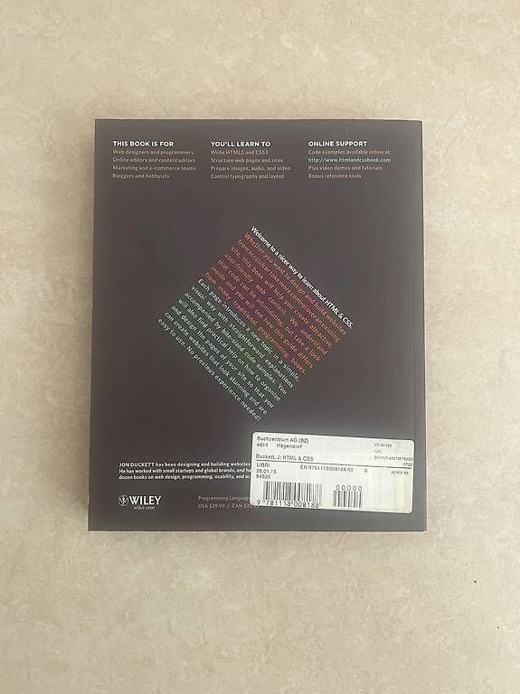 Bücher: Buch HTML & CSS Basics (English) – Gebraucht aus Zürich von san_b8lk 1