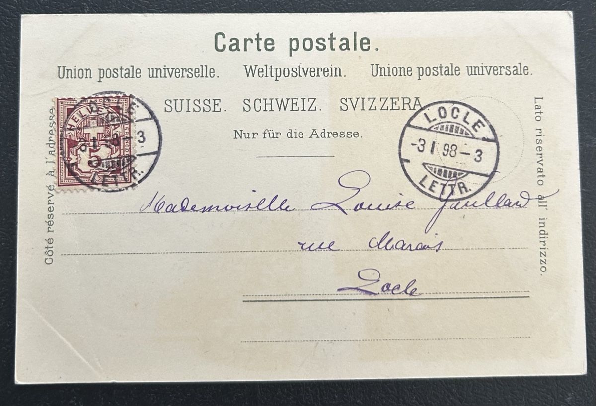 Cartoline postali: Gruss aus Hospenthal Litho  – Usato da Horw venduto da Tellbub 1