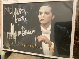 Original Autogramm Ian Jon Bourg US-amerikanischer