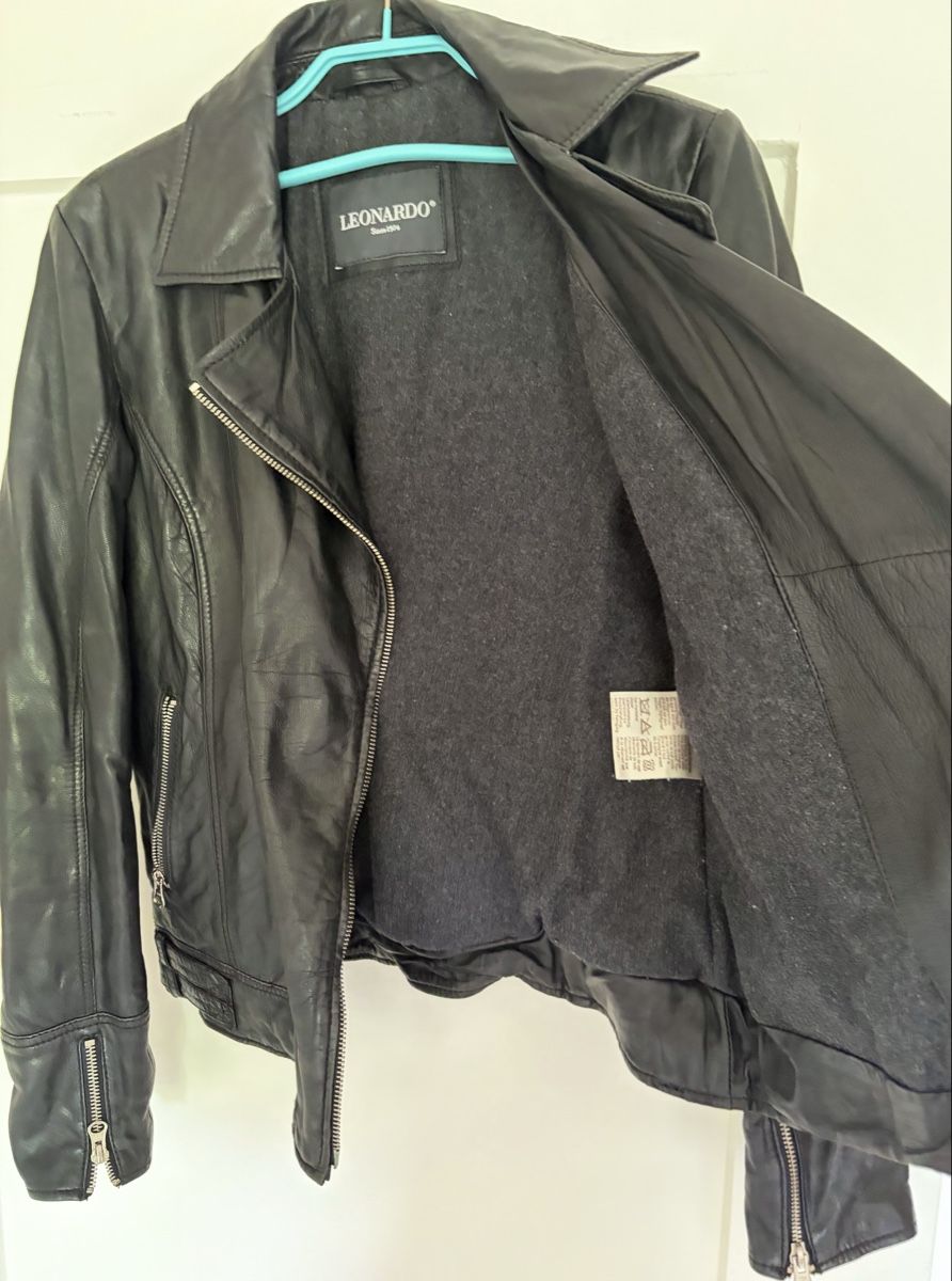 Giacche: Lederjacke LEONARDO schwarz Grösse S Top Zustand – Usato da Gossau venduto da Magic999 3