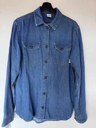 Jeanshemd Won Hundred blau Langarm Neuwertig Gr M